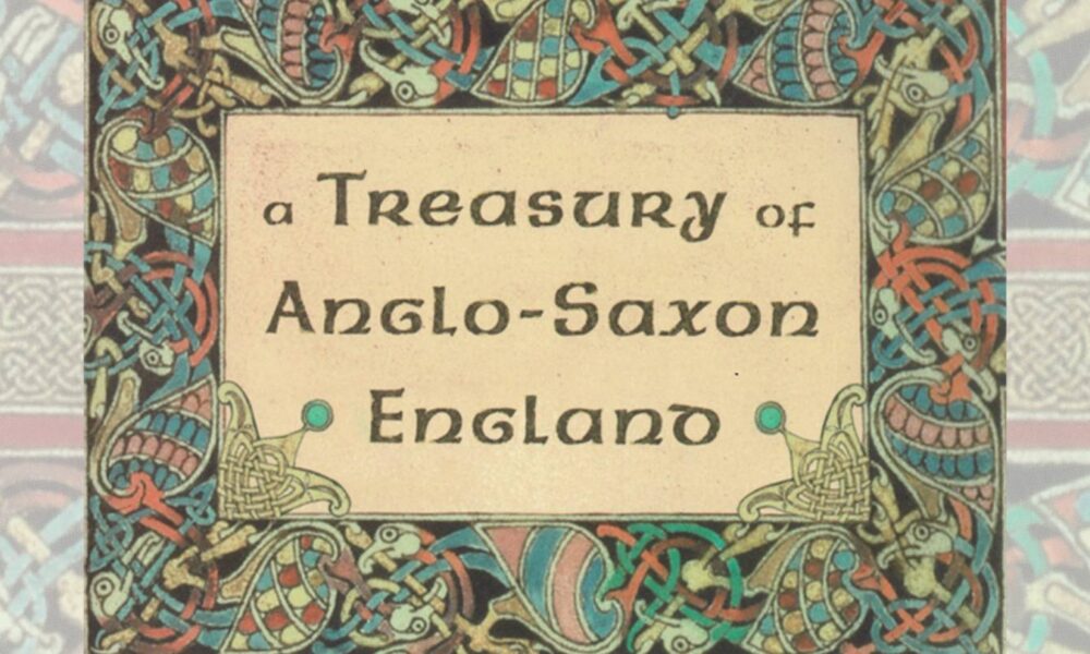 A Treasury of Anglo-Saxon England Book Cover