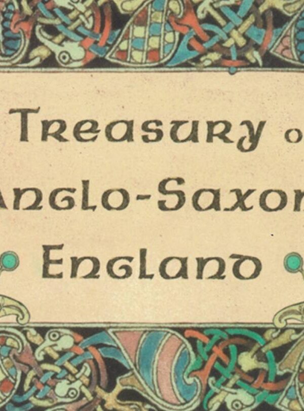 A Treasury of Anglo-Saxon England Book Cover